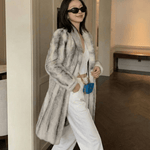 Velira Aliza | Long Faux Fur Statement Coat Aliza | Ilgas dirbtinio kailio paltas