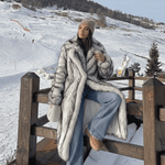 Velira Aliza | Long Faux Fur Statement Coat Aliza | Ilgas dirbtinio kailio paltas