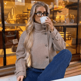 Velira Angela | High-Neck Button Jacket Angela | Aukštos apykaklės mygtukų švarkas