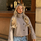 Velira Angela | High-Neck Button Jacket Angela | Aukštos apykaklės mygtukų švarkas