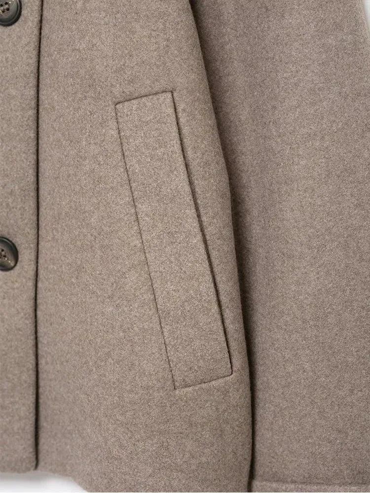 Velira Angela | High-Neck Button Jacket Angela | Aukštos apykaklės mygtukų švarkas