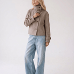 Velira Angela | High-Neck Button Jacket Angela | Aukštos apykaklės mygtukų švarkas