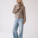 Velira Angela | High-Neck Button Jacket Angela | Aukštos apykaklės mygtukų švarkas