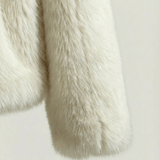Velira Athena | Faux Fur Hooded Statement Coat Athena | Dirbtinio kailio su gobtuvu stilingas paltas