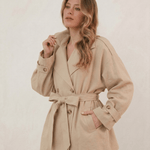 Velira Aurora | Oversized Belted Trench Coat Aurora | Per didelis diržinis paltas