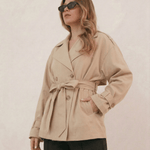 Velira Aurora | Oversized Belted Trench Coat Aurora | Per didelis diržinis paltas