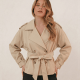 Velira Aurora | Oversized Belted Trench Coat Aurora | Per didelis diržinis paltas