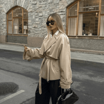 Velira Aurora | Oversized Belted Trench Coat Aurora | Per didelis diržinis paltas
