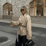Velira Aurora | Oversized Belted Trench Coat Aurora | Per didelis diržinis paltas