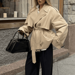 Velira Aurora | Oversized Belted Trench Coat Aurora | Per didelis diržinis paltas