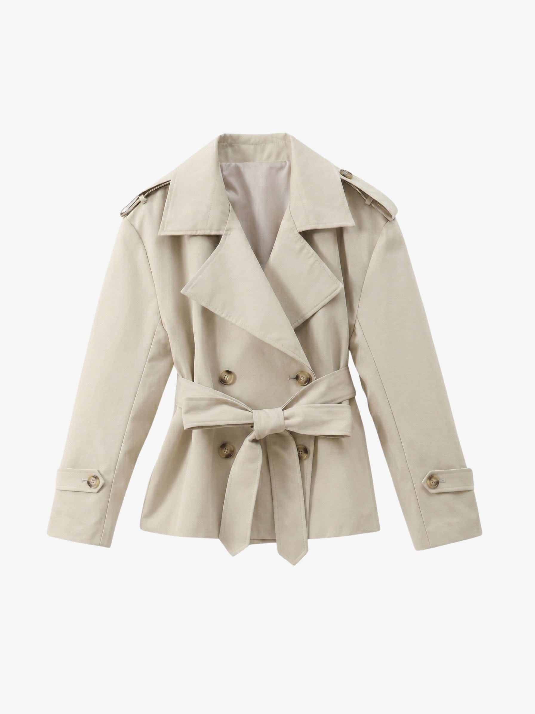 Velira Aurora | Oversized Belted Trench Coat Smėlio / S Aurora | Per didelis diržinis paltas