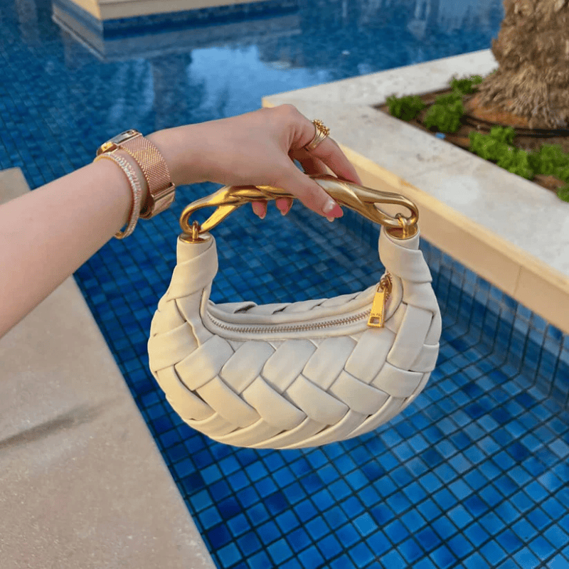 Velira Bags Aleksandros Nertinė Mini Hobo Rankinė