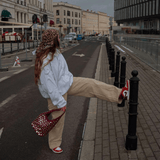 Velira Bags Aleksandros Nertinė Mini Hobo Rankinė