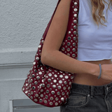 Velira Bags Aleksandros Nertinė Mini Hobo Rankinė