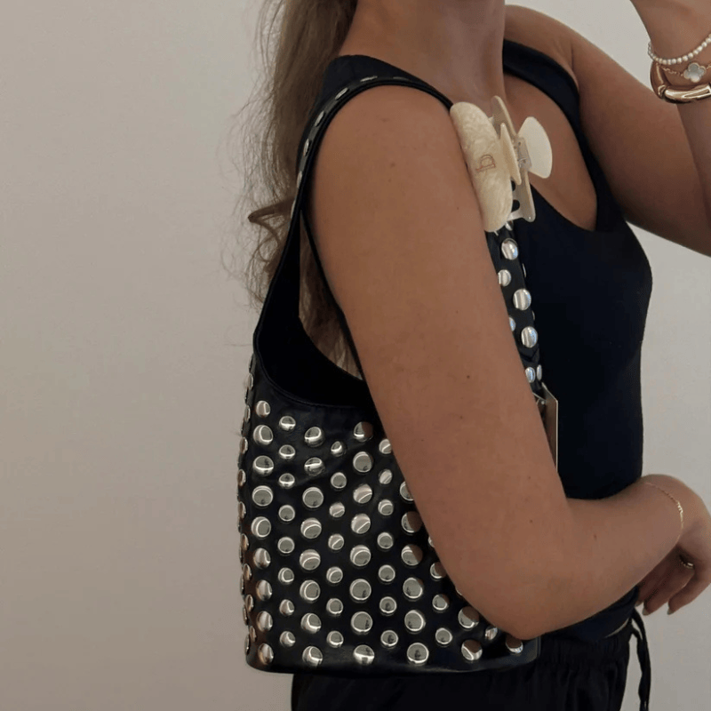 Velira Bags Aleksandros Nertinė Mini Hobo Rankinė