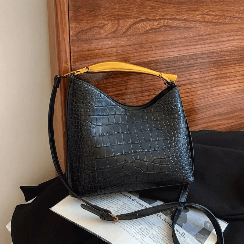 Velira Bags Anya krokodilo rašto rankinė