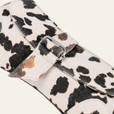 Velira Bags Balta/Juoda Savannah Buckled Shoulder Bag