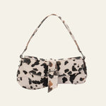 Velira Bags Balta/Juoda Savannah Buckled Shoulder Bag
