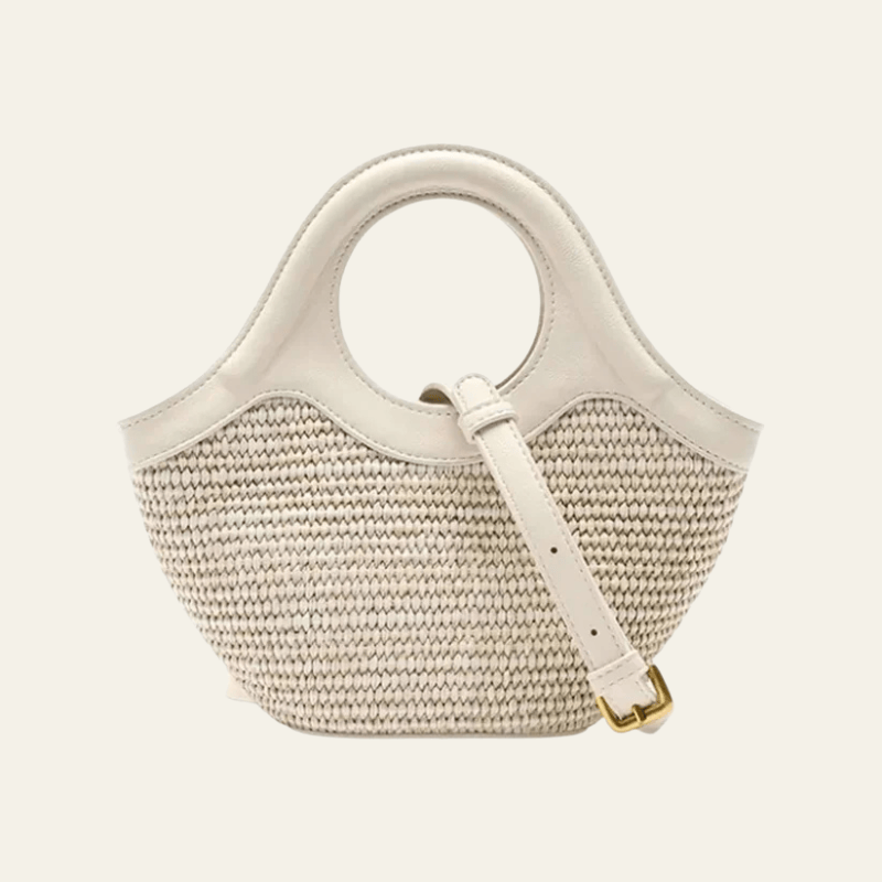 Velira Bags Balta / Standartinis Audinio mini tote krepšys Astrid