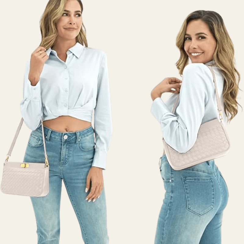 Velira Bags Beatrice Woven Shoulder Bag