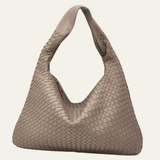 Velira Bags Bežinė Milano Woven Hobo Krepšys