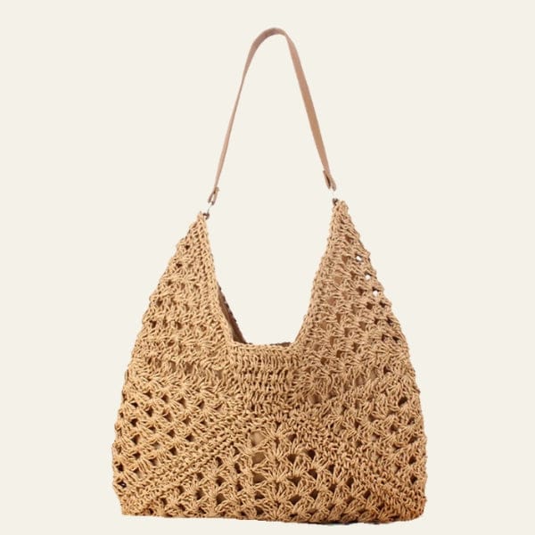 Velira Bags Bežinė Valensijos Nertinė Pirkinių Kuprinė