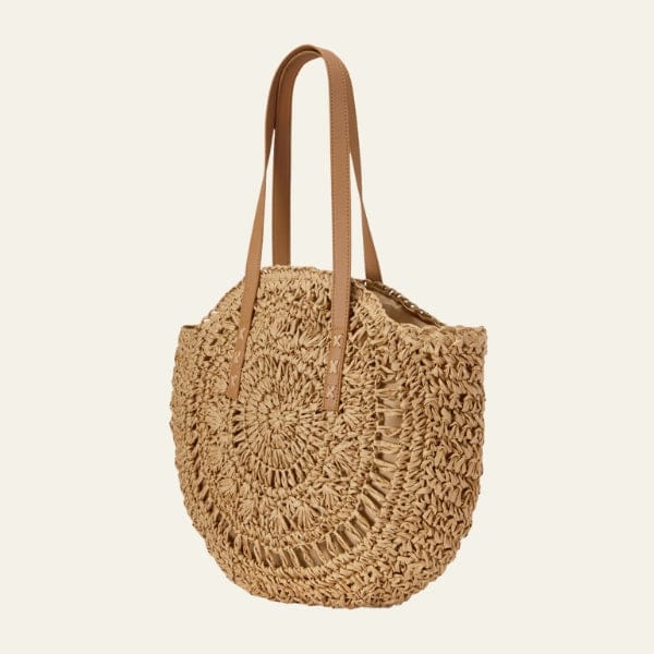Velira Bags Bežinė / vienas dydis Sorrento Nertinė Šiaudų Rankinė