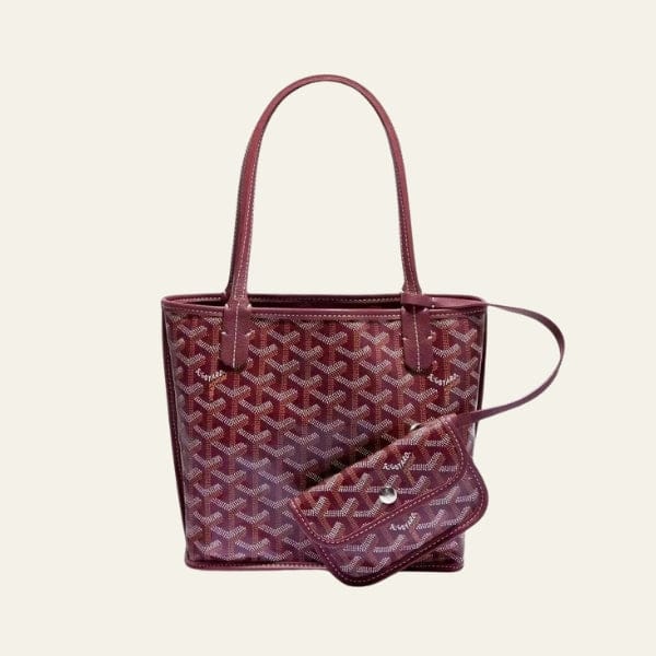 Velira Bags Bordo Biarritz akmenukų mini rankinė