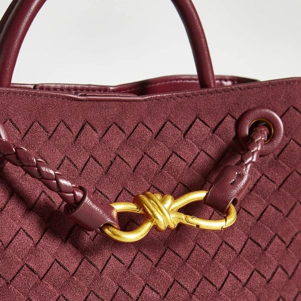 Velira Bags Bordo Florencijos Woven Top-Handle Tote