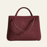 Velira Bags Bordo Florencijos Woven Top-Handle Tote