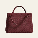 Velira Bags Bordo Florencijos Woven Top-Handle Tote