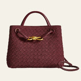 Velira Bags Bordo Florencijos Woven Top-Handle Tote