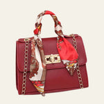 Velira Bags Bordo Sorrento Šaliku Apvyniota Mini Rankinė