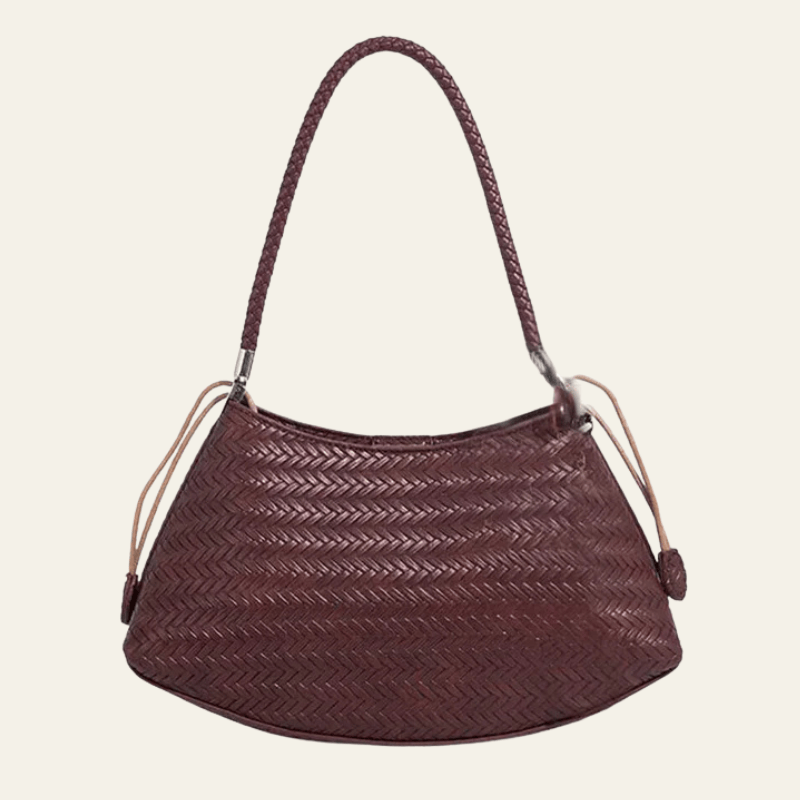 Velira Bags Bordo / Standartinė Alya Bohemiška Audinėta Kuprinė