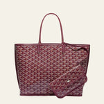Velira Bags Bordo / Vienas dydis Kijoto monograma struktūruota rankinė