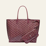 Velira Bags Bordo / Vienas dydis Kijoto monograma struktūruota rankinė