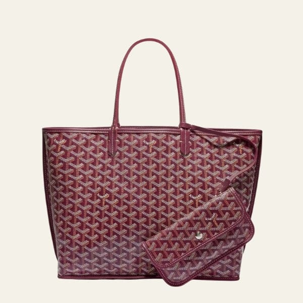 Velira Bags Bordo / Vienas dydis Kijoto monograma struktūruota rankinė