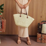Velira Bags Chaki Majorcos Woven Multi-Strap Tote