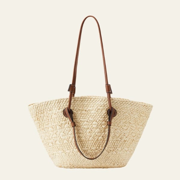 Velira Bags Chaki Majorcos Woven Multi-Strap Tote