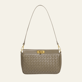 Velira Bags Chaki / Standartinis Beatrice Woven Shoulder Bag