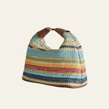 Velira Bags Daugiakampis / vienas dydis Riviera Multi-Stripe Hobo Krepšys
