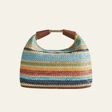 Velira Bags Daugiaspalvis / vienas dydis Riviera Multi-Stripe Hobo Bag