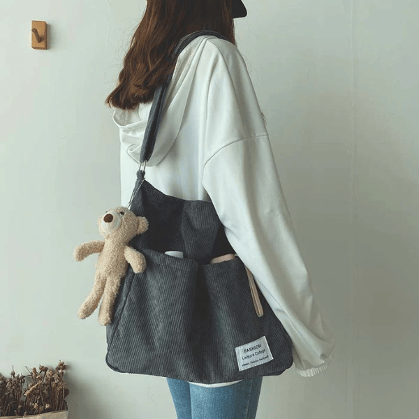 Velira Bags Irenos tekstūruota virvės petinė rankinė