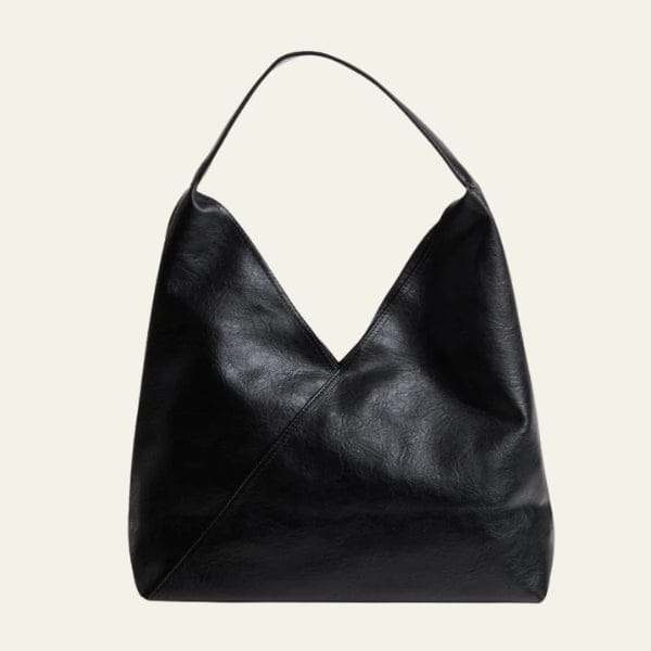 Velira Bags Juoda Capri minkšta hobo rankinė