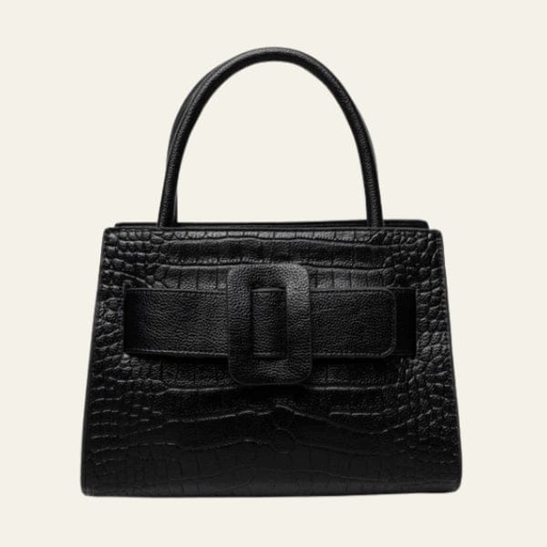 Velira Bags Juoda Florencijos sagties priekinė rankinė