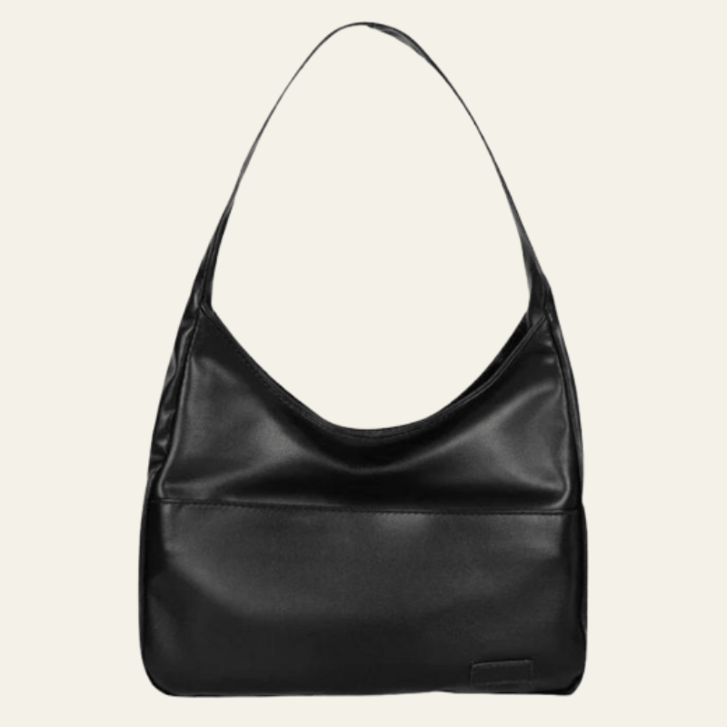 Velira Bags Juoda Milan odinė hobo rankinė