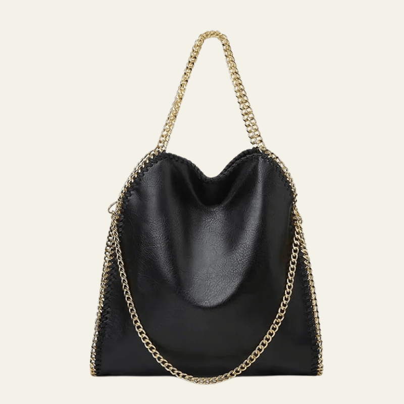 Velira Bags Juoda / Standartinė Portofino grandinės rankinė