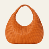 Velira Bags Kupranugario Bordo Woven Leather Hobo Krepšys