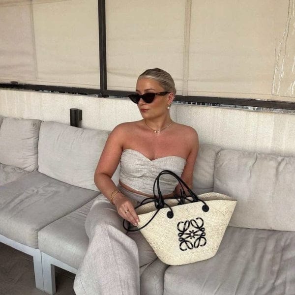 Velira Bags Mallorkos Logotipo Detalizuota Audinėta Rankinė