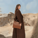 Velira Bags Palermo Woven Leather Tote Bag